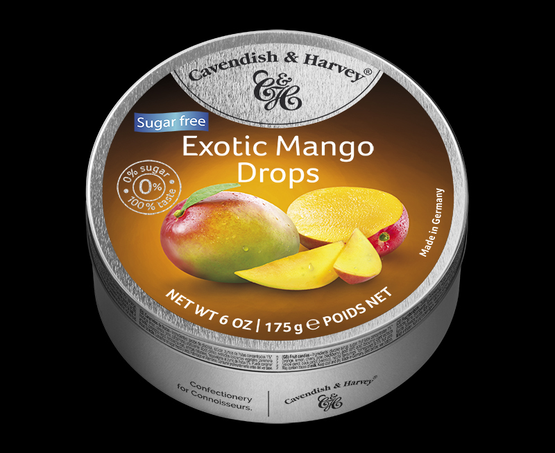 Exotic Mango Drops Sugar Free 175g