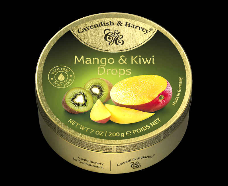 Mango & Kiwi Drops 200g